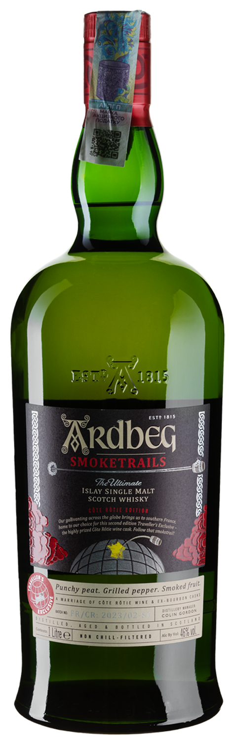 Виски Ardbeg Smoketrails Cote Rotie Edition - 1 л - купить в Киеве