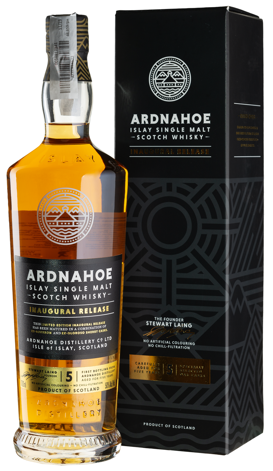 Виски Ardnahoe Inaugural 5yo, gift box - 0,7 л - купить в Киеве