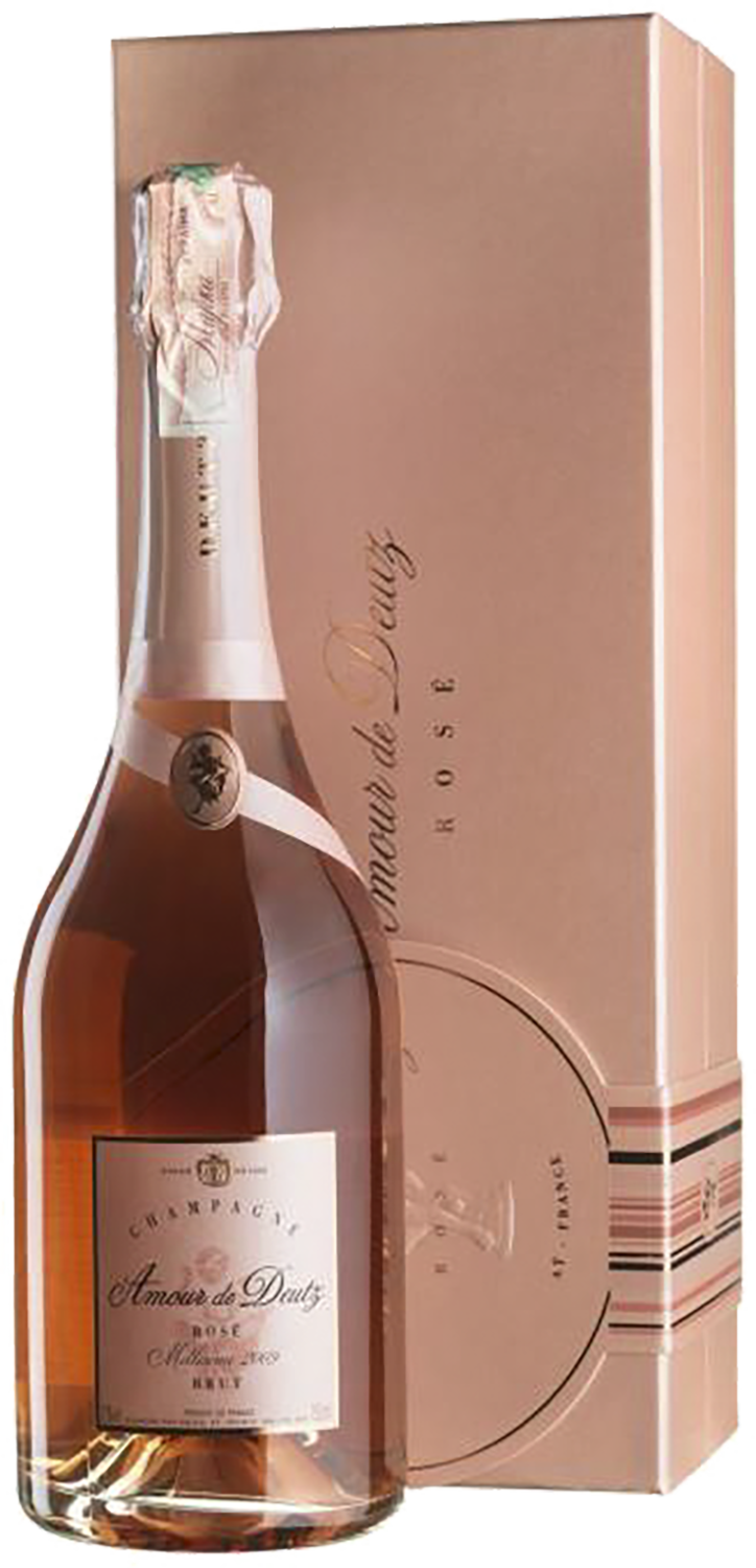 Игристые Amour de Deutz Rose, gift box 2013 - 0,75 л - купить в