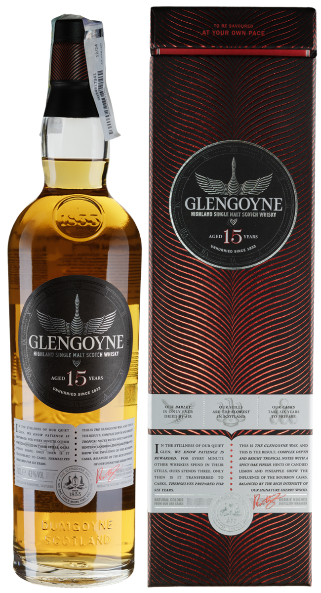 ウイスキー GLENGOYNE Cask Strength 700ml 58.4% Glengoyne Cask Strength Single Malt Scotch Whisky (700ml