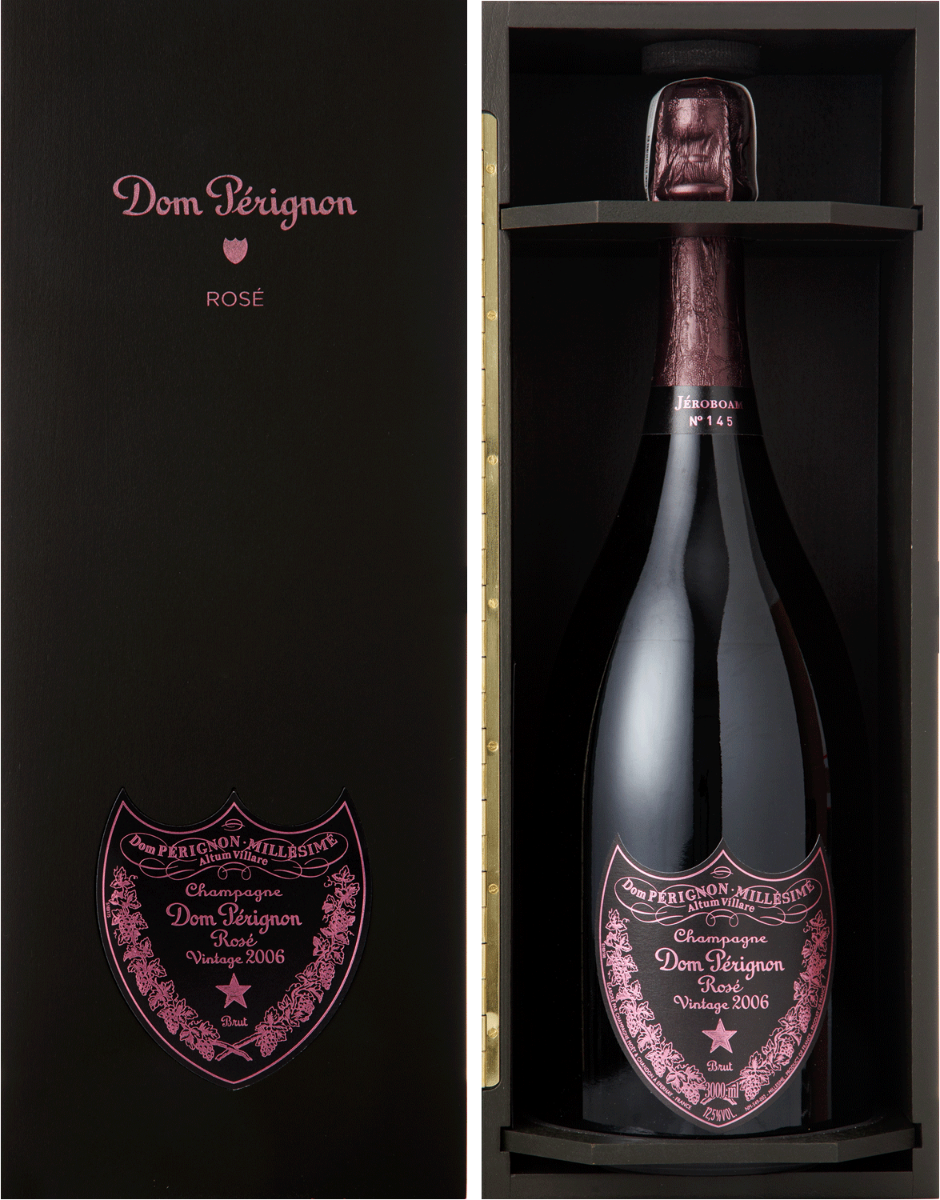 Игристые Dom Perignon Rose, gift box 2006 - 3 л - купить в Киеве, цена  199000 грн | Goodwine.com.ua