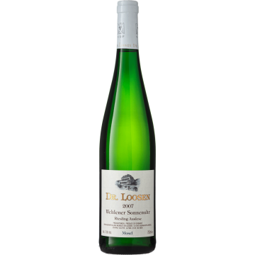 Вино Dr. Loosen Riesling Auslese Wehlener Sonnenuhr / Веленер Зонненур Рислінг Ауслезе 2007, біле солодке, 0.75 л