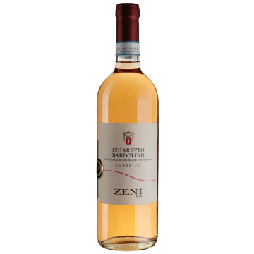 Вино Zeni Bardolino Chiaretto Classico / Бардоліно Кьярето Классіко, рожеве сухе, 0.75 л