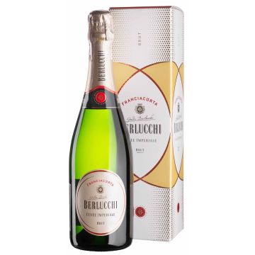 Ігристе Guido Berlucchi Cuvee Imperiale Brut GB / Кюве Імперіале Брют, подарункова коробка, біле, 0.75 л