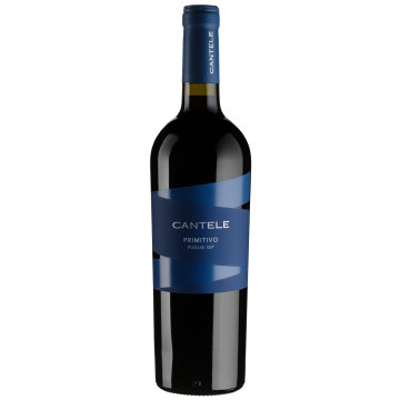 Вино Cantele Primitivо / Примітиво, червоне сухе, 0.75 л