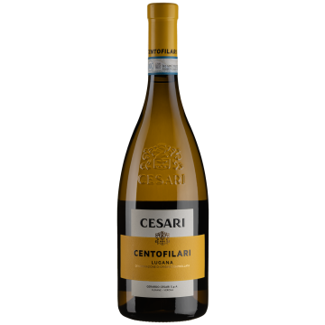 Вино Cesari Lugana Cento Filari / Лугана Сенто Філарі, біле сухе, 0.75 л