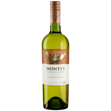 Вино Montes Sauvignon Blanc Limited Selection / Совіньйон Блан Лімітед Селекшен, біле сухе, 0.75 л