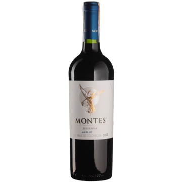 Вино Montes Merlot Reserva / Мерло Резерва, червоне сухе, 0.75 л
