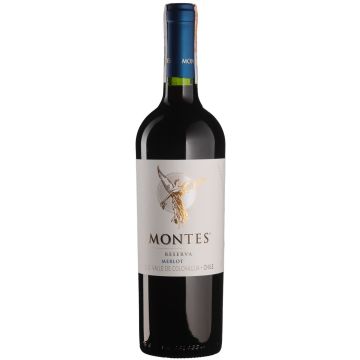 Вино Montes Merlot Reserva / Мерло Резерва, червоне сухе, 0.75 л