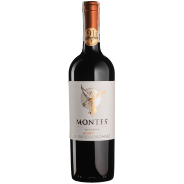 Вино Montes Malbec Reserva / Мальбек Резерва, червоне сухе, 0.75 л