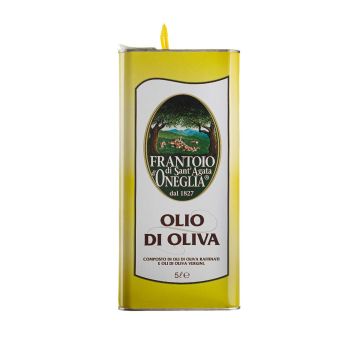 Олія оливкова (70% рафінована, 30% екстра верджин) 5л, Frantoio di Sant'agata (Італія) металева банка