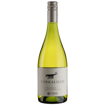 Вино Matetic Vineyards Chardonnay Corralillo / Шардоне Корралілло Матетік, біле сухе, 0.75 л