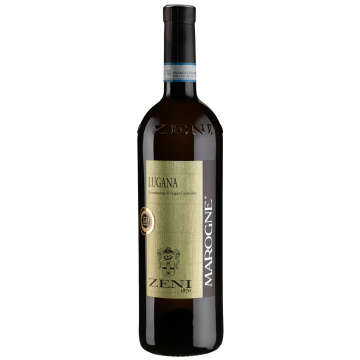 Вино Zeni Lugana Marogne / Мароне Лугана, біле сухе, 0.75 л