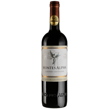 Вино Montes Cabernet Sauvignon Alpha / Монтес Альфа Каберне Совіньйон, червоне сухе, 0.75 л