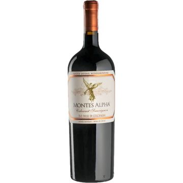 Вино Montes Cabernet Sauvignon Alpha / Монтес Альфа Каберне Совіньйон, червоне сухе, 1.5 л