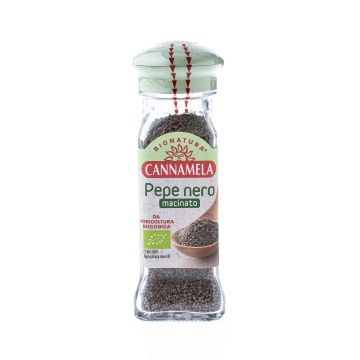 Перець чорний мелений органічний 50г, Cannamela (Італія)