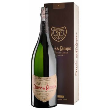 Ігристе Juve y Camps Reserva de la Familia Gran Reserva Brut Nature / Резерва де ла Фамілья Гран Резерва Брют Натуре, біле, 3 л