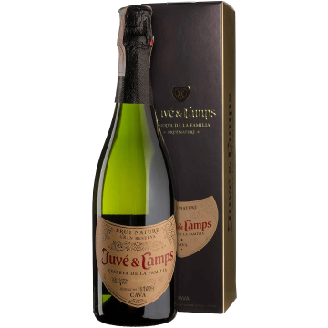 Ігристе Juve y Camps Reserva de la Familia Gran Reserva Brut Nature / Резерва де ла Фамілья Гран Резерва Брют Натуре, подарункова коробка, біле, 0.75 л