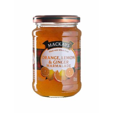 Конфітюр Апельсин та лимон з імбиром 340г, Mackays (Шотландія)