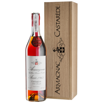 Арманьяк Armagnac Castarede, wooden box 1965, 0.7 л