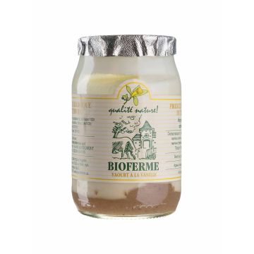 Йогурт жирний Ваніль органічний 3% жиру 150г, Bioferme