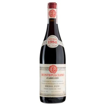 Вино Emidio Pepe Montepulciano d'Abruzzo Riserva / Монтепульчано д'Абруццо Резерва 1984, червоне сухе, 0.75 л