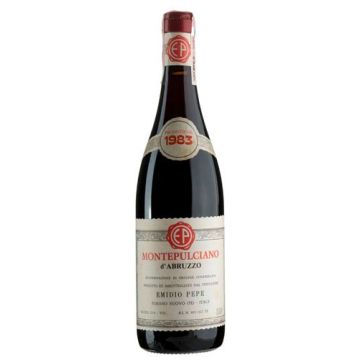 Вино Emidio Pepe Montepulciano d'Abruzzo Riserva / Монтепульчано д'Абруццо Резерва 1983, червоне сухе, 0.75 л