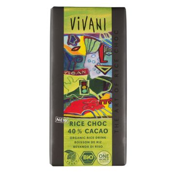 Шоколад чорний органічний з черешнею 35г, Vivani (Німеччина)