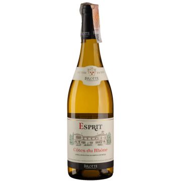 Вино Brotte Cotes du Rhone Esprit Barville Blanc / Кот дю Рон Еспрі Барвіль, біле сухе, 0.75 л