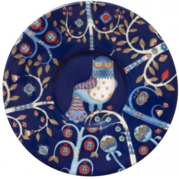 Блюдце для еспресо синє з малюнком 11см Taika, Iittala (Тайланд)