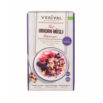 Мюслі з ягодами органічні 325г, Verival (Австрія)