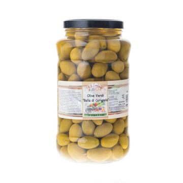 Оливки зелені великі Белла ді Черіньола 2,9кг, Lombardi (Італія)