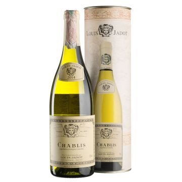 Вино Louis Jadot Chablis, gift box / Шаблі, подарункова коробка, біле сухе, 0.75 л
