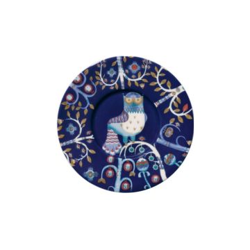 Блюдце синє з малюнком 15см Taika, Iittala