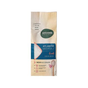 Сіль Атлантична крупна 500г, Naturata