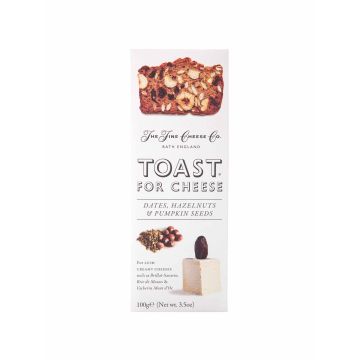 Хлібці з фініками, фундуком та гарбузовим насінням 100г, Toast for Cheese