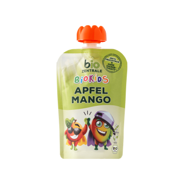 Пюре фруктове Яблуко-Манго органічне 90г, Bio Zentrale
