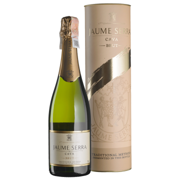 Ігристе Jaume Serra Cava Jaume Serra Brut, tube / Кава Хауме Серра Брют, тубус, біле, 0.75 л
