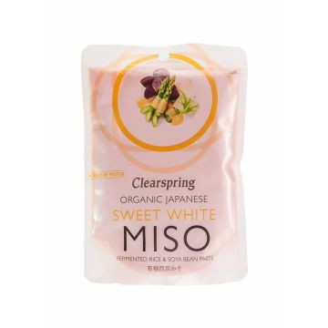 Паста Місо солодка біла органічна 250г, Clearspring