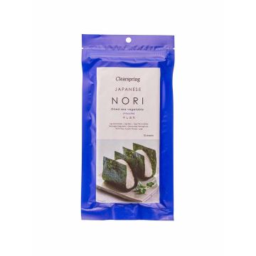 Водорості морські Норі сушені (10 листів) 25г, Clearspring