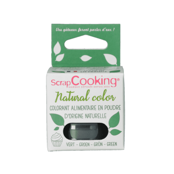 Харчовий барвник натуральний зелений 10г, ScrapCooking