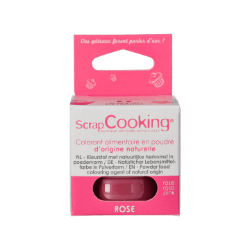 Харчовий барвник натуральний рожевий 10г, ScrapCooking