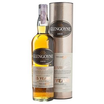 Віскі Glengoyne 15yo, Tube, 0.7 л