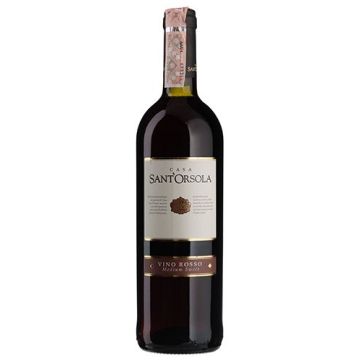 Вино Sant'Orsola Rosso Semi sweet / Россо, червоне напівсолодке, 0.75 л