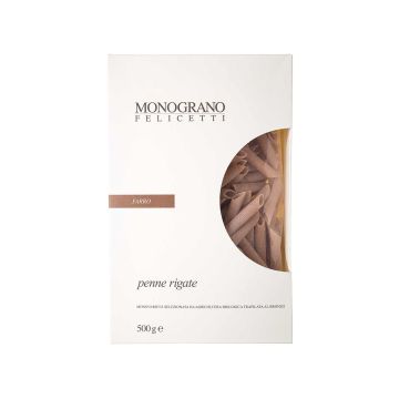 Макаронні вироби Пенне Рігате з пшениці еммер "Monograno" 500г, Felicetti