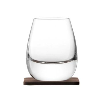 Набір келихів для віскі 250мл з підставками (2шт в пак) Whisky, LSA international