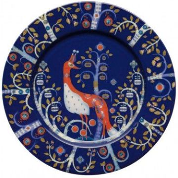 Тарілка синя з малюнком 22см Taika, Iittala (Тайланд)