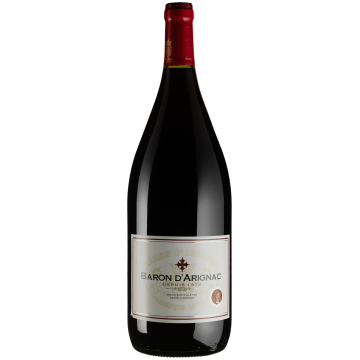 Вино Baron d'Arignac Rouge / Руж, червоне напівсухе, 1.5 л