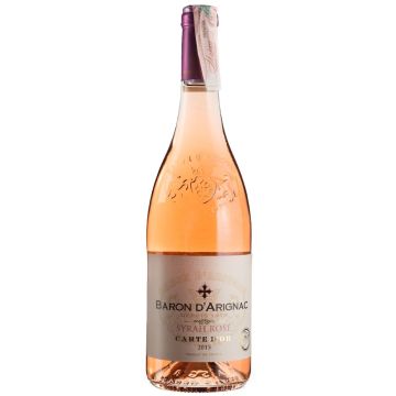 Вино Baron d'Arignac Syrah Rose / Сіра Розе, рожеве сухе, 0.75 л