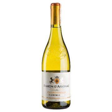 Вино Baron d'Arignac Chardonnay / Шардоне, біле сухе, 0.75 л